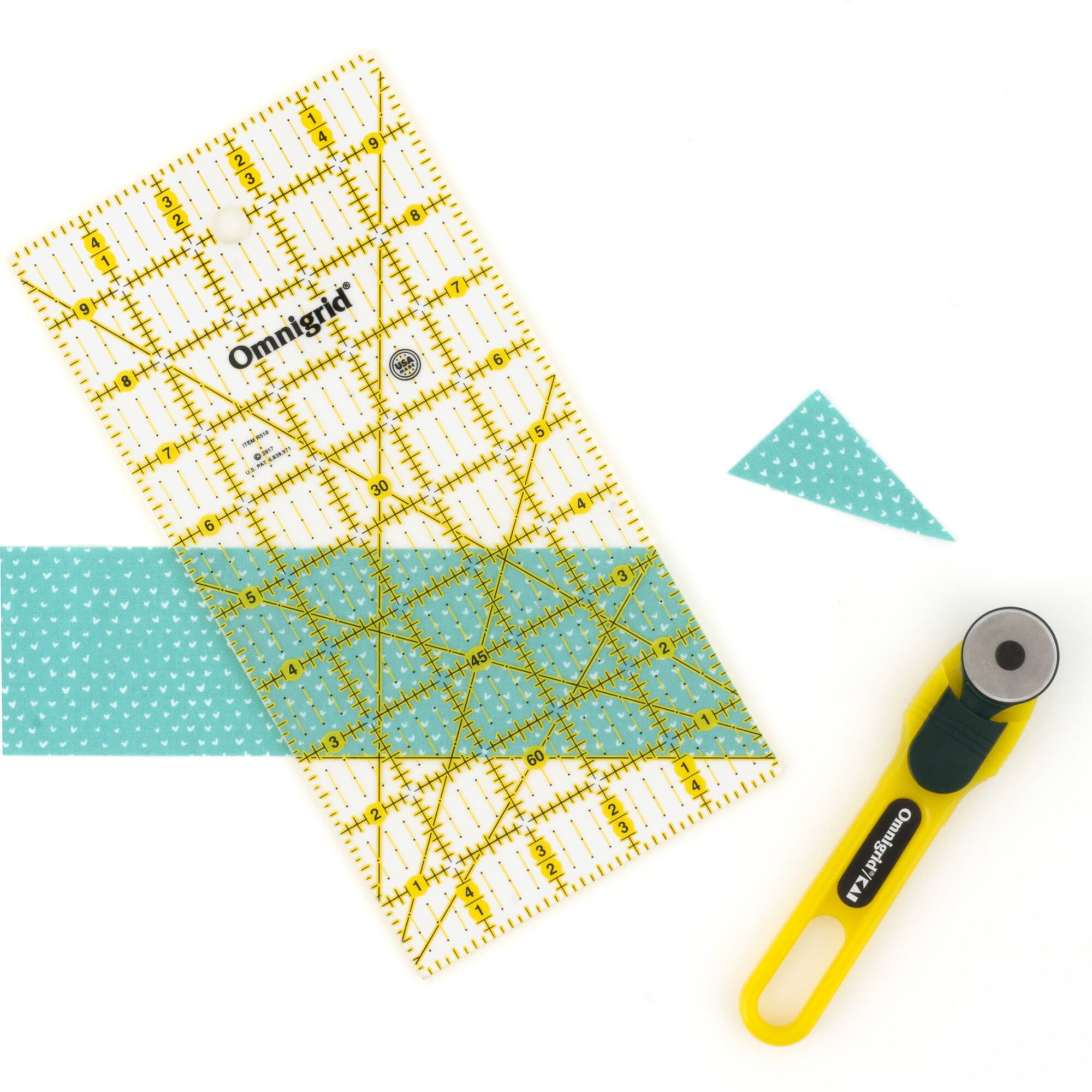 Omnigrid® 5" x 10" Rectangle Quilting & Sewing Ruler